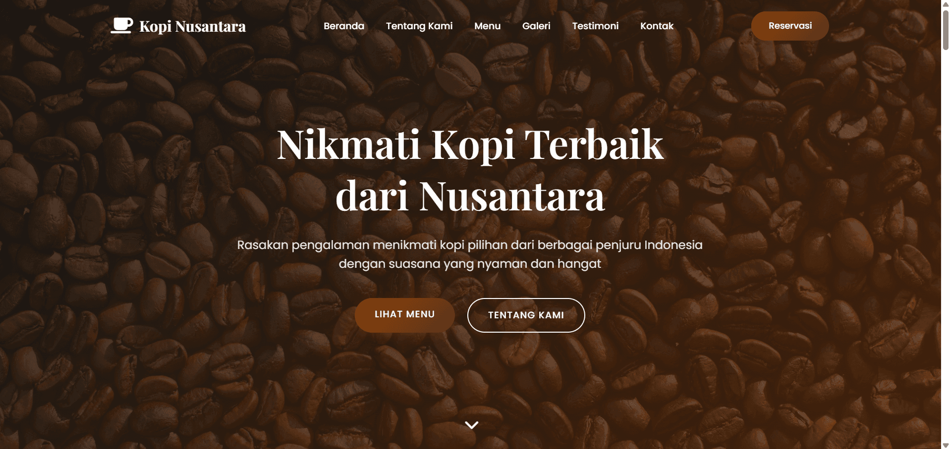 Cafe Website